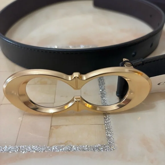 Coach Signature Buckle Belt Size S - Picture 2 of 8